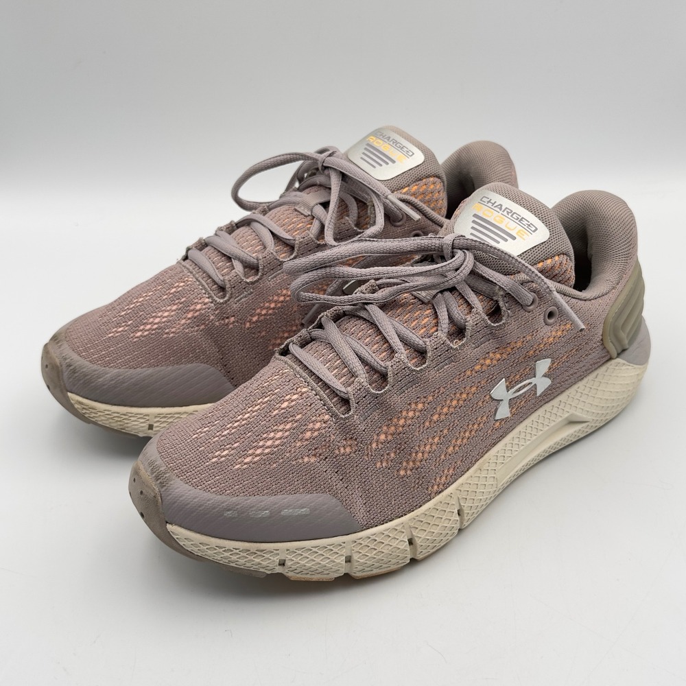 Under‎ Armour Charged Rogue Women's 8 Running Shoes Grey 3021247-602 Fitness